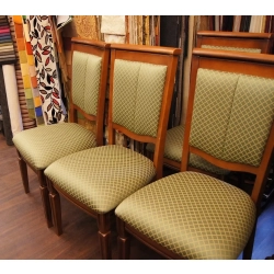 Stylowy żakard zielona oliwka